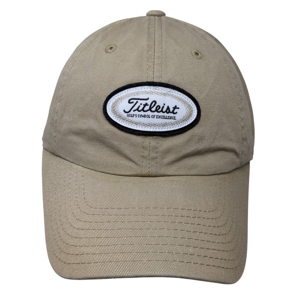 Fitleist Golf's Symbol Of Excellence Slideback Baseball Cap Beige One Size